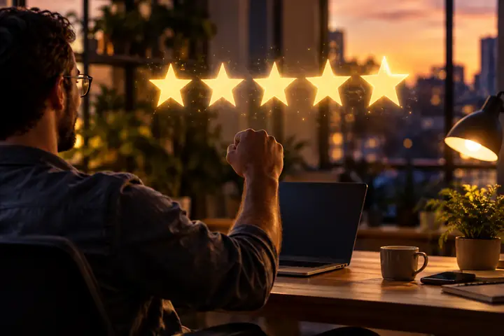 Five star App Builder rating