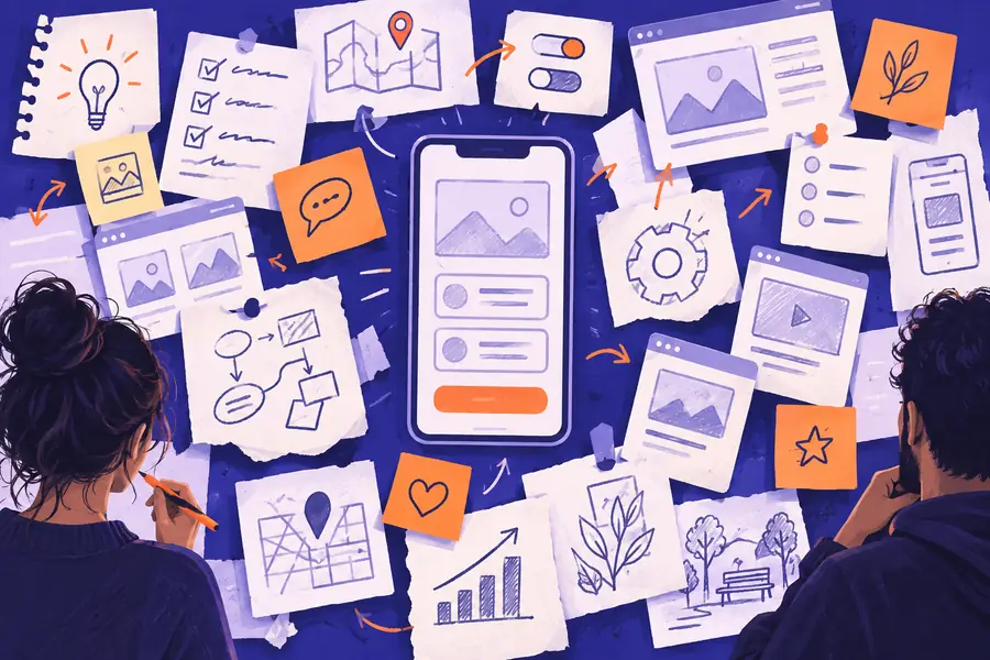 Unstructured browser notes for an Android app request
